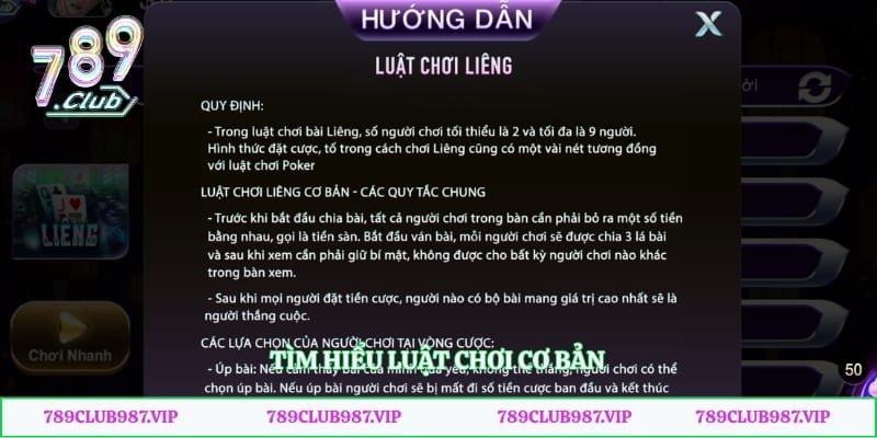 Tìm hiểu luật chơi cơ bản 